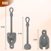 Seprochoo Replacement Shade Parts Bungee End Cap Kit, for Exterior
