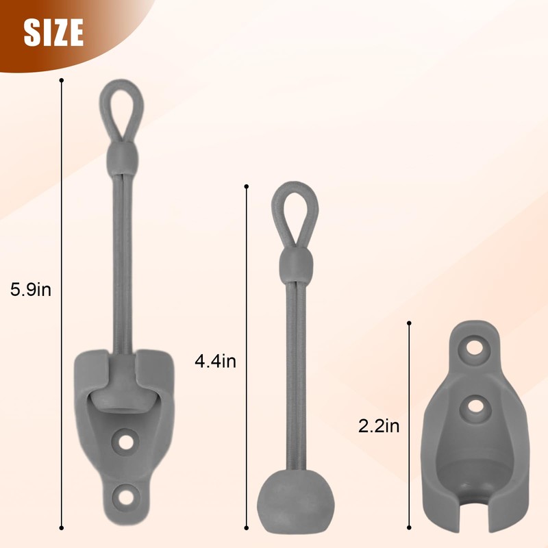Seprochoo Replacement Shade Parts Bungee End Cap Kit, for Exterior