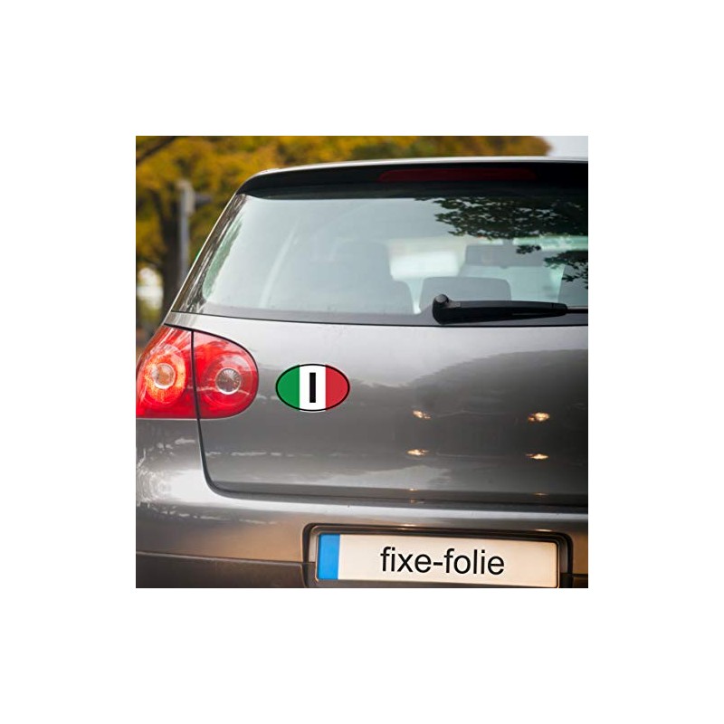Generisch Sticker Country Number Plate Italy | Sticker | Flag