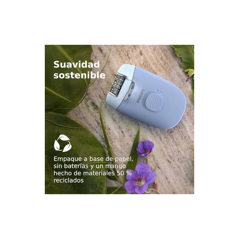 Philips Depiladora Eléctrica Serie 4000 para Mujer Uso en Piernas