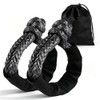 2PCS Soft Shackles 1/2 Inch x 22 Inch - 56,000LBS