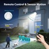Kolpop Solar Lights Outdoor, Remote Solar Security Lights Outdoor Motion
