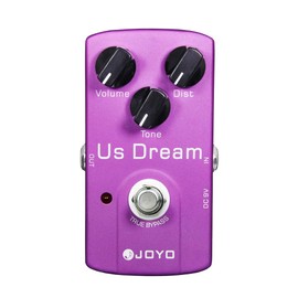 JOYO Distortion Pedal High-Gain Dist Simulates Driven Tube Amplifier for Electric Guitar Effect - True Bypass (US Dream JF-34)