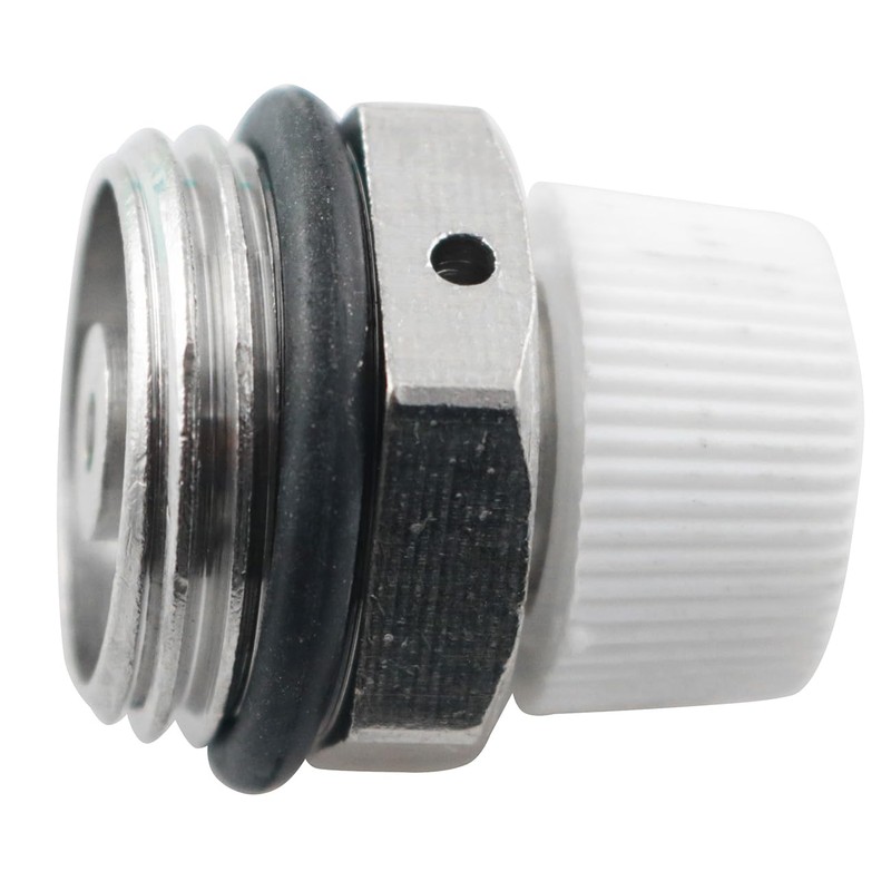 LQ Industrial 1/2inch External Thread Manual Radiator Bleed Valve Nickel