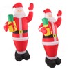 Inflatable Christmas Old Man Model with Gift Bag in Hand