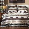CARSTENS, INC. Rustic Cabin Lodge Comforter Set Queen/Full - Outdoor