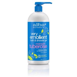 Alba Botanica Very Emollient Midnight Tuberose Bath & Shower Gel, 32 oz.
