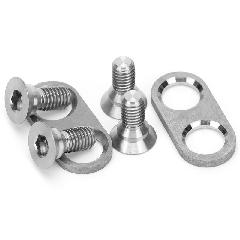 Mountain Bike Pedal Cleats Mounting Screws and Washers Titanium Alloy
