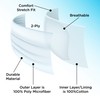 ABG Accessories Women's 3-Pack Adult Fashionable Germ Protection, Reusable Fabric