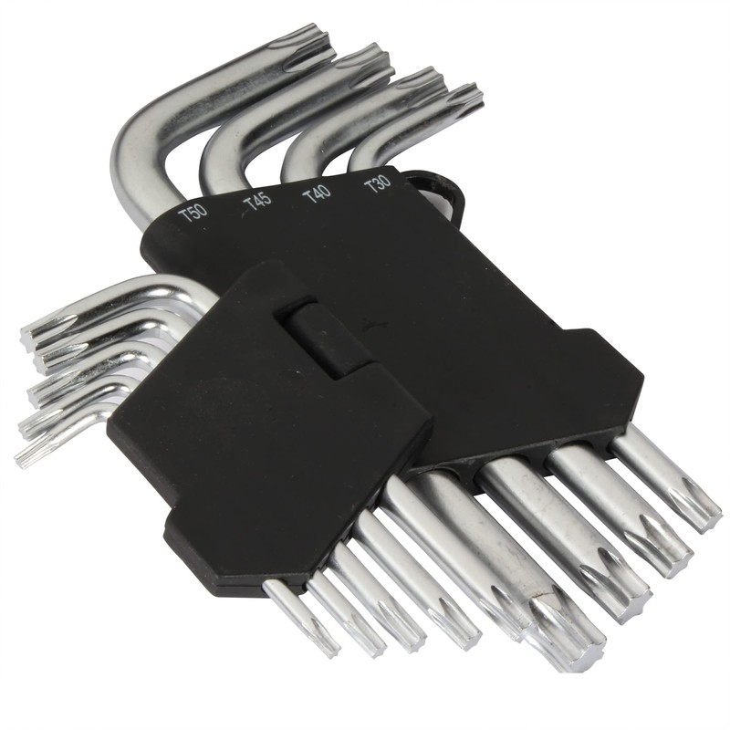 Mikel's JT-9 Juego de Llaves Torx, 9 Piezas