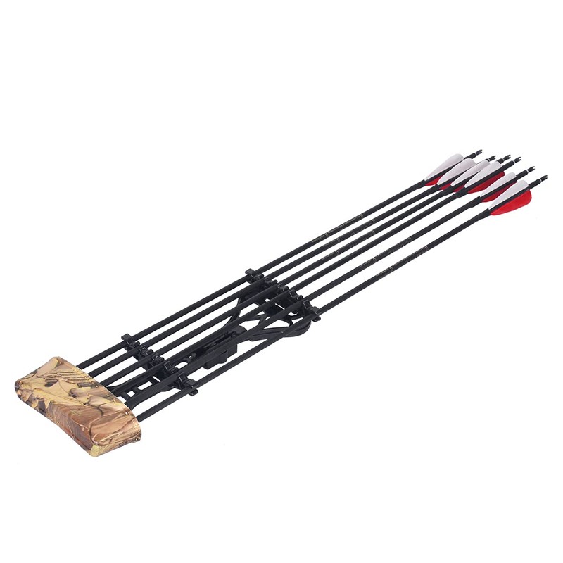 ANCLLO 6 Arrow Quiver Quick-Release Compound Archery Bow Holder