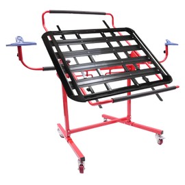 53-78" Adjustable Bumper Repair Stand, Securely Holds Car Bumper Covers, Painting Car Repair Rack with 5 Locking Positions & 90° Rotating for Automotive Bodyshop Repair, Spray Primer