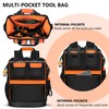 DOSUKE Tool Backpack Bag Heavy Duty, Wide Mouth Electrician Backpack