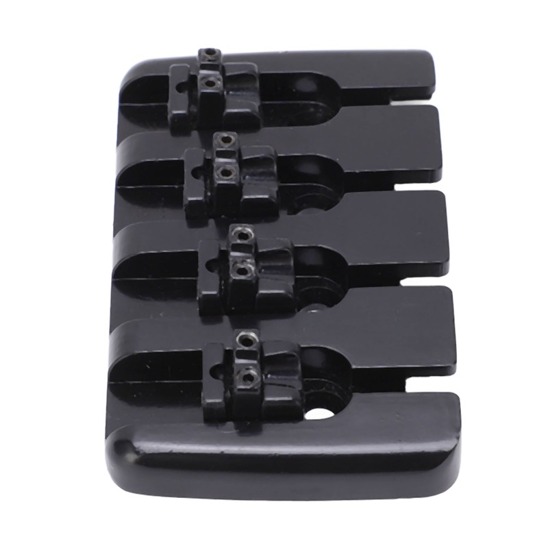 Guitar Bridge 4 String Metal Tailpiece Instrument Accessory Set Kit