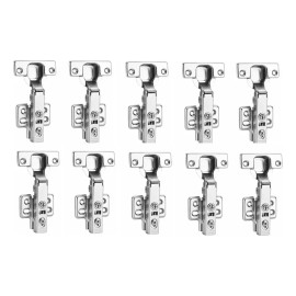 Herrajes Guerrero Bisagra Bidimensional Mini Recta 26mm 4 Perforaciones 20 Pza