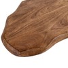 GoCraft Wooden Cutting Board with Handle | Mango Wood Leaf