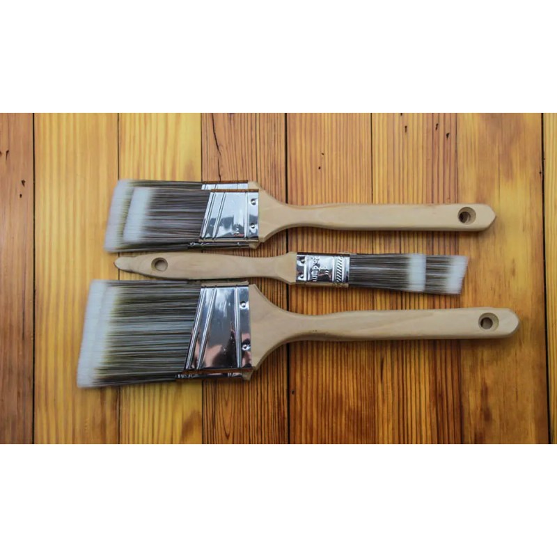 Pro-Grade 1PK 1" Flat House Wall,Trim Paint Brush Set Home