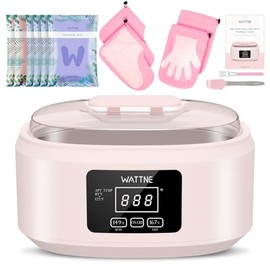 Máquina de Cera de Parafina para Manos y Pies Kit Hidratante de Calentador de Cera de Parafina Tiempo Automático y Mantiene Caliente Máquina de Cera de Manos de Parafina para Artritis