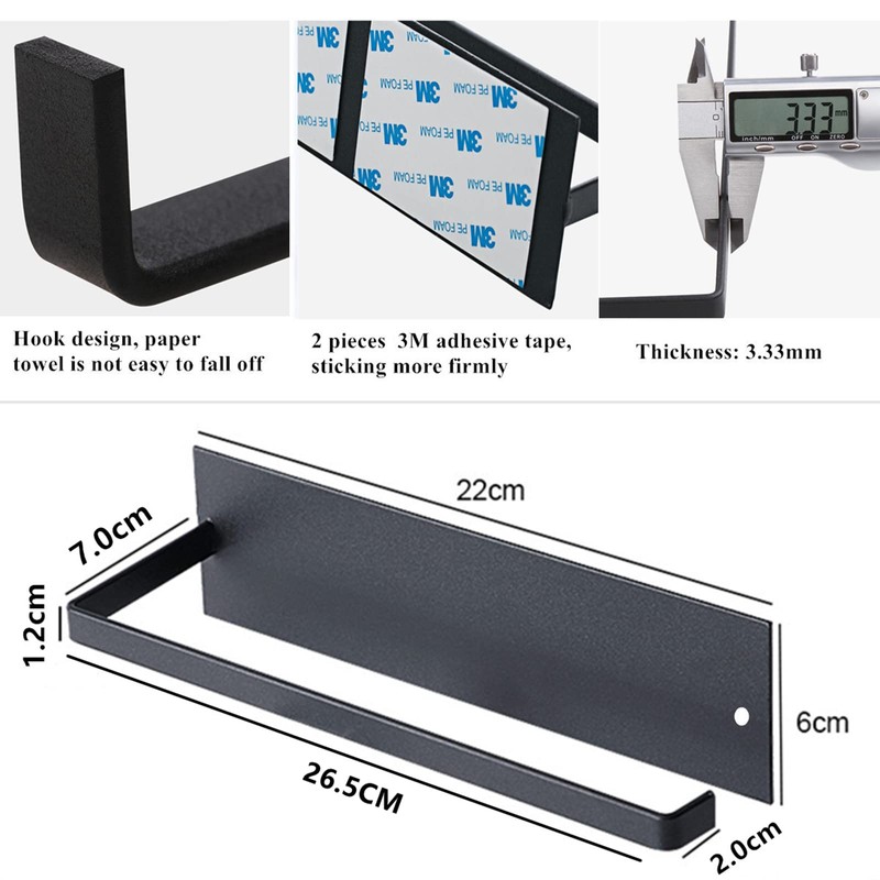 Kitchen Roll Holder, Kitchen Roll Holder, No Drilling, Kitchen Roll