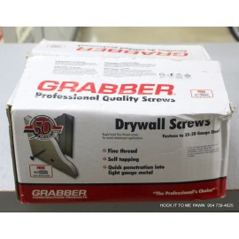 GRABBER 368 6 x 1-1/4"Bugle Head #2 Phillips Recess Phosphate 8.000 Pcs. 29lb