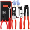 TOOLEAGUE 5Pcs Joint CV Boot Clamp Pliers Set,Hose Clamp and