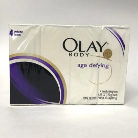 Olay Body Age Defying Bar Soap, 4.25oz ea White | New Old Stock Formula | 4 Pack