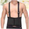 Healvian Breathable Adjustable Lumbar Brace Elastic Back Support Strap Lightweight