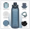 Opard 30oz Sports Water Bottle with Leak Proof Flip Top