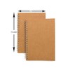 DSTELIN Blank Spiral Notebook, 9-Pack, Soft Cover, Sketch book, 100