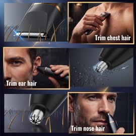 Electric Nose & Body Hair Trimmer for Men – Pubic Hair Ball Trimmer for Men