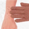 Pares Guantes Exfoliantes 100 Nailon Doble Textura Spa Masajes Eliminación