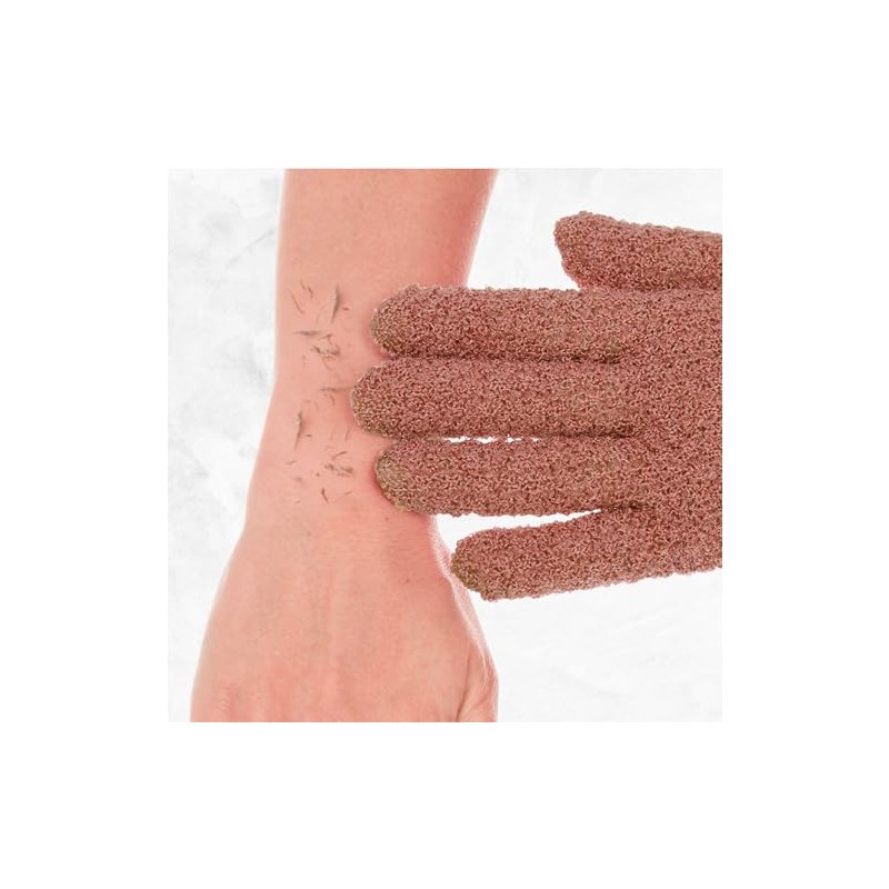 Pares Guantes Exfoliantes 100 Nailon Doble Textura Spa Masajes Eliminación