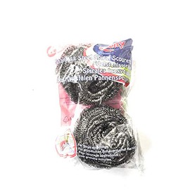 MULTY Stainless Steel Scrubber Scourer 2 peice 199029