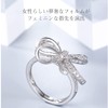 Jeulia Women's Ring, Bowknot Ring, Beautiful Finger Ring, Diamond CZ