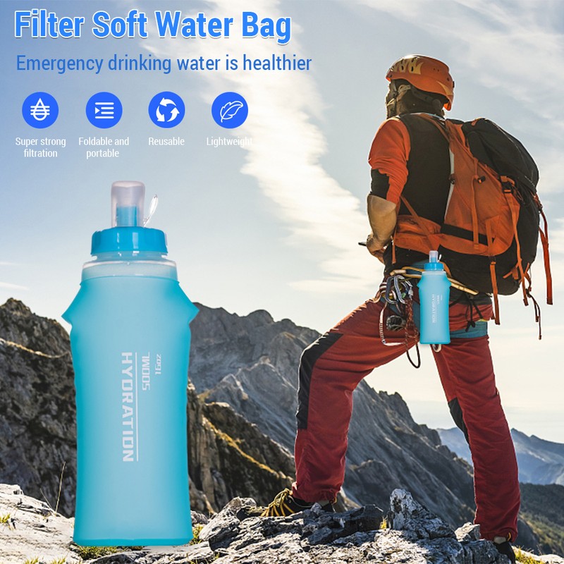 Survival Water Filter Reliable For Camping Hiking Survival Water Purification