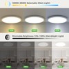 zemty 12 Inch LED Ceiling Light with Night Light 1800K,
