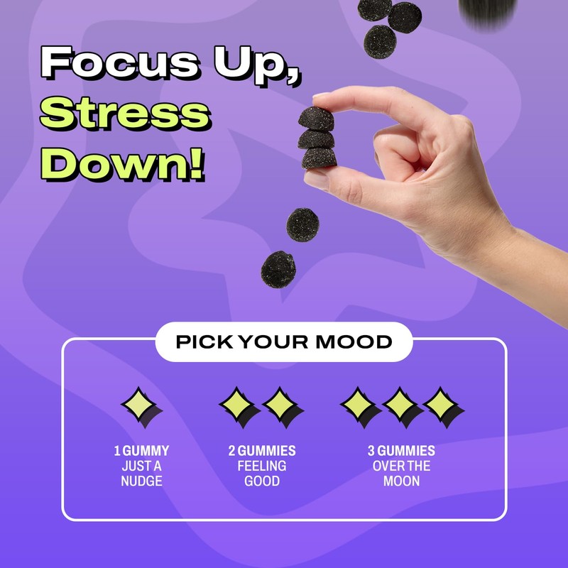 Vybe Mushroom Gummies for Focus and Energy - All-In-One Daily