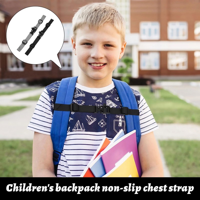Chest Strap for Backpack,2PCS Backpack Straps,Adjustable Backpack Chest Strap,Children-Non-Slip Quick