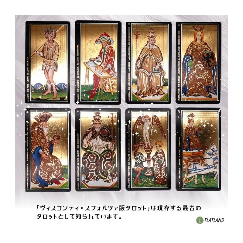 Visconti Tarot Tarot Divination with Japanese Manual (English Language Not