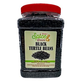 Black Turtle Beans | Triple Cleaned | Grown in the USA | by Dasher's Spice & Beans | 3 lb