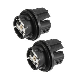 Motoforti Car Rear Taillight Module Uint, LED RR Combination Assembly, for Toyota Land Cruiser Prado 2017-2022, Plastic, No.81536-60C30, Black, 2pcs