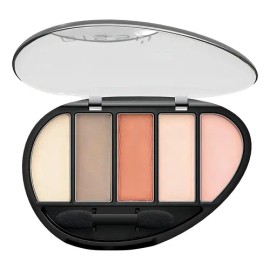 Paleta de Sombras Bissú Quinteto 20 Todo Pasa – Tonos Naturales con Acabado Profesional y Resistente al Agua