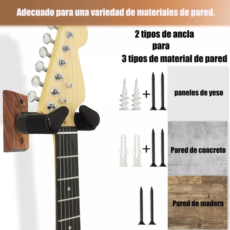 Aqnln Soporte Para Colgar Listones De Pared, Gancho Para Guitarra