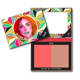 My Other Half Duo Shade Face Palette - Double Faced by Rude Cosmetics for Women - 0.4 oz Makeup