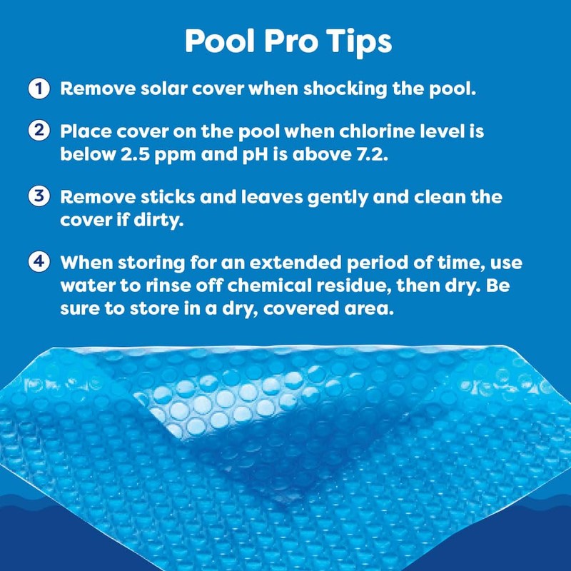 In The Swim 16' Standard Blue Round Solar Pool Cover