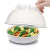 Progressive International PS-56C High Dome Microwave Food Cover, 10.25 inches,