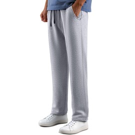 BULLIANT Pantaloni Jogging Uomo, Pantaloni Sportivi Uomo(Grigio Chiaro,XL)