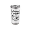 Weekend Camping Warrior Tent Minimalistic Stainless Steel Insulated Tumbler