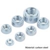 Qrity 20Pcs Rivet Nuts, M2.5-0mm Self Clinching Nuts, Carbon Steel