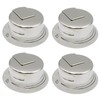 4 pcs 318569904 Range knob cooktop Burner knob Compatible with Electrolux Frigidaire Replace PD00061227 3514026 AP5809436 PS9495257 EAP9495257